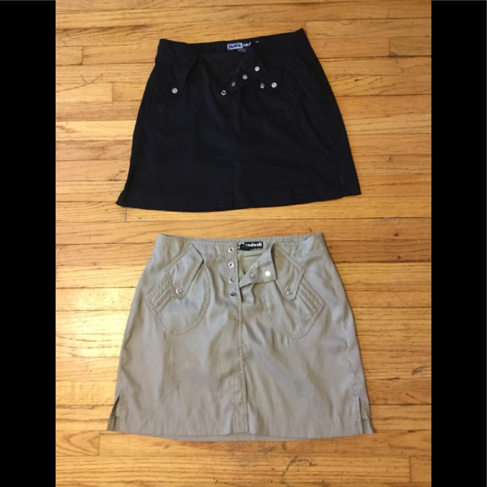 Two like new skirt shorts size 4 by Jamie Sudock